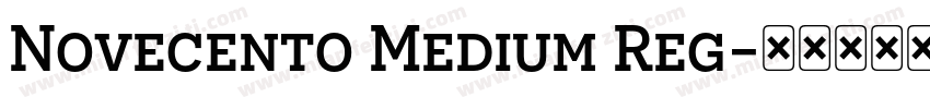Novecento Medium Reg字体转换